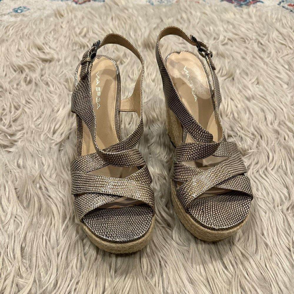 Via Spiga espadrille wedges size 10